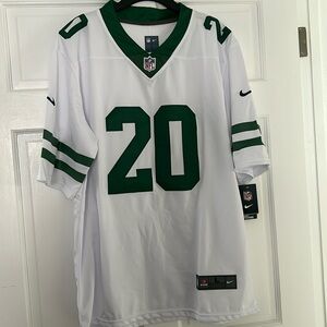 Brand new with tags NY Jets Men Legacy Limited Breece Hall Jets White Jersey
